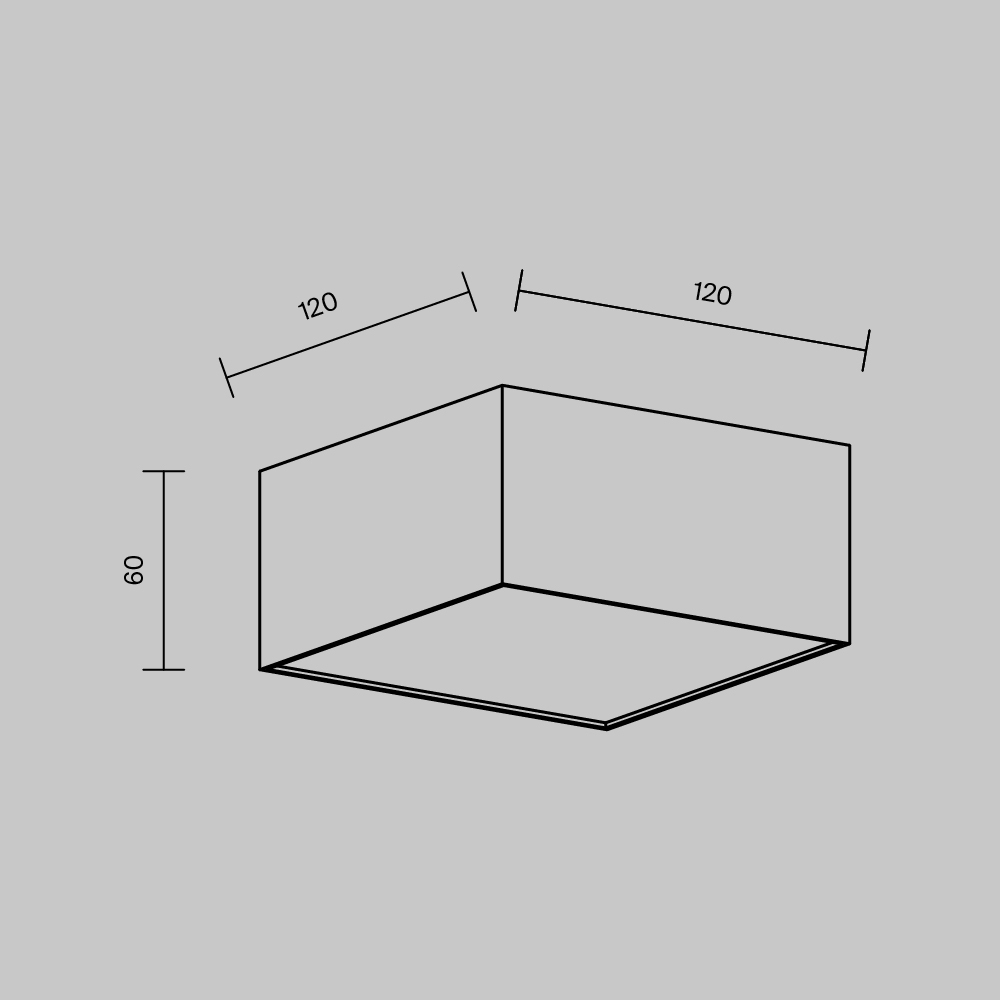 Потолочный светильник Technical C032CL-12W4K-SQ-W — изображение 7