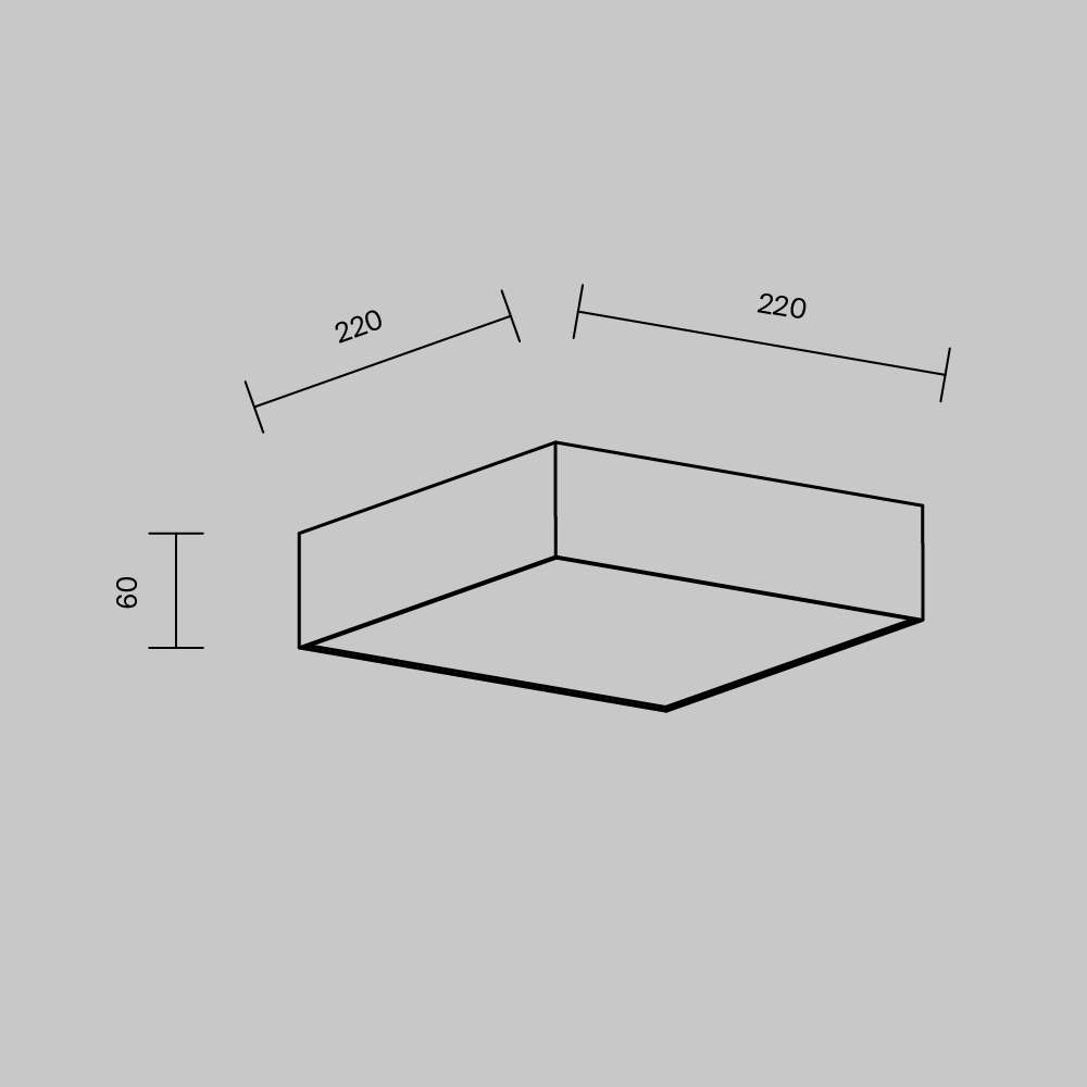 Потолочный светильник Technical C032CL-24W3K-SQ-B — изображение 8