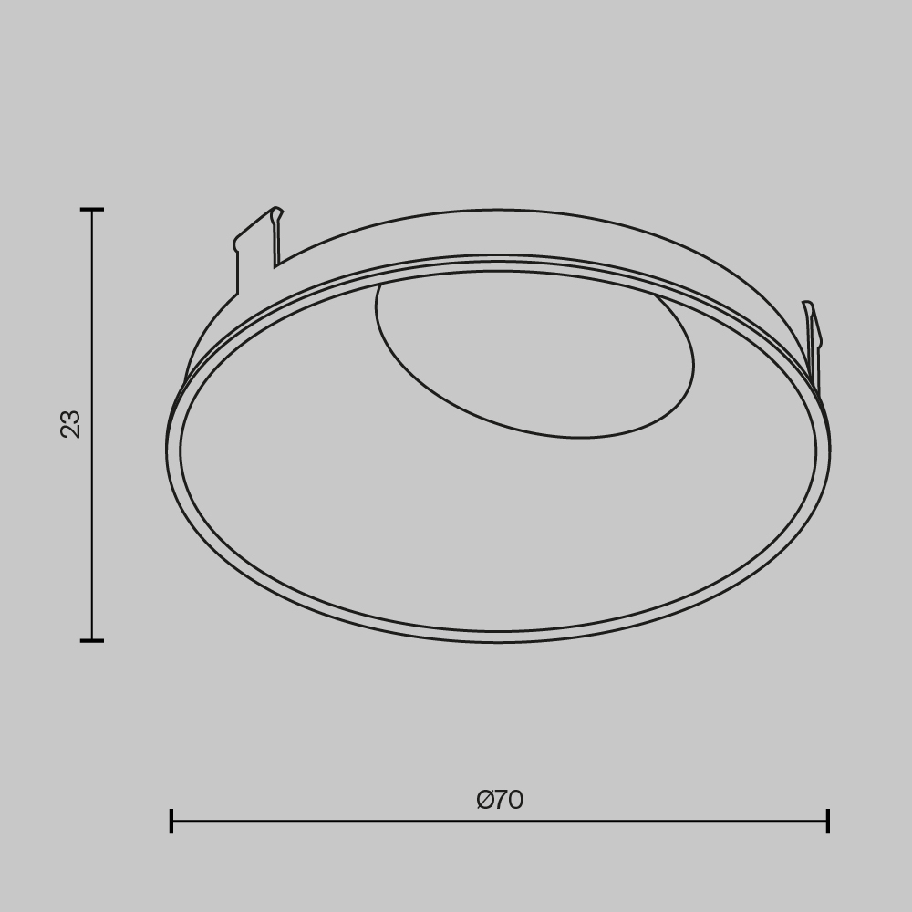 Комплектующие для светильника Technical Ring057-10-B — изображение 7