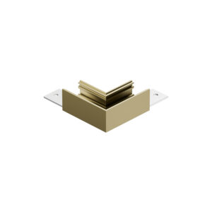 TR5731-SB Угловой элемент для трека SHINE BASE 90° потолок-потолок, сатинированная латунь, алюминий