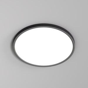 DK6522-BK Накладной светильник THIN, IP40, 36W, 3000K/4000K/6500K, переключатель цветовой температуры на корпусе, черный, полимер