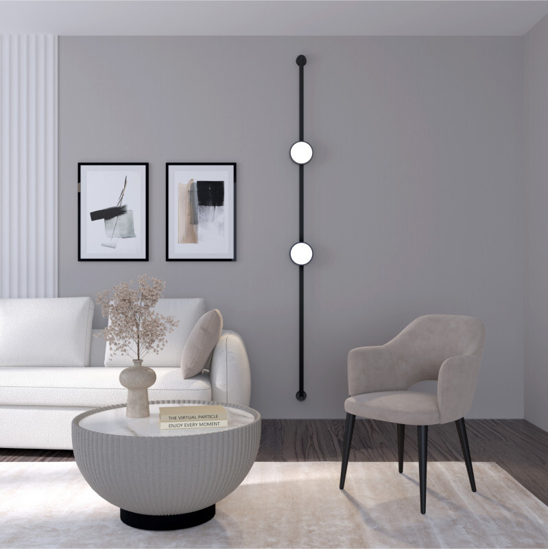 DK5567-BK Cветильник для трека-ремня Belty, серия Flow, со светодиодом, D168*H29.5мм, 48V DC, 10W, RA90, 120°, 3000K, IP20, черный, алюминий — изображение 5