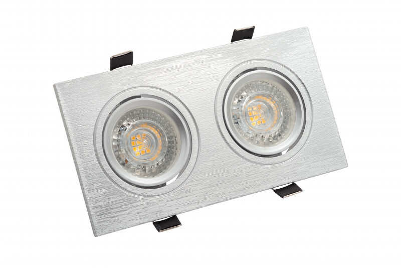 DK3022-CM Встраиваемый светильник, IP 20, 10 Вт, GU5.3, LED, серый, пластик — изображение 3