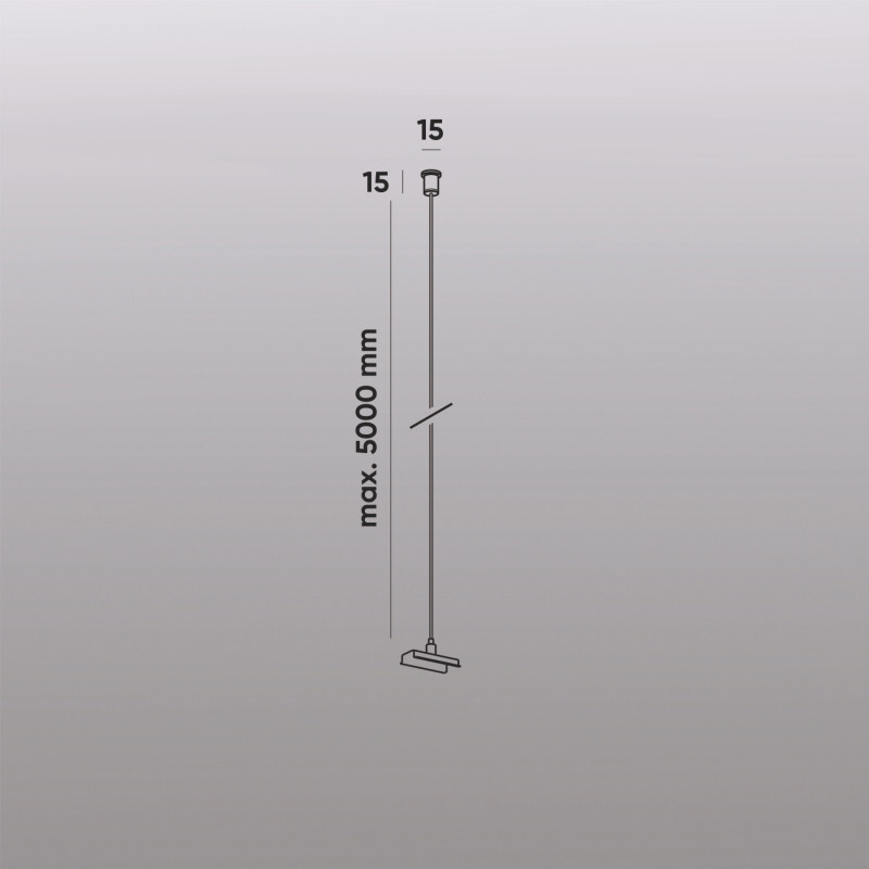 TR2127-BK Механический подвес для трека SMART BASE, IP20, 5м, черный, алюминий — изображение 5