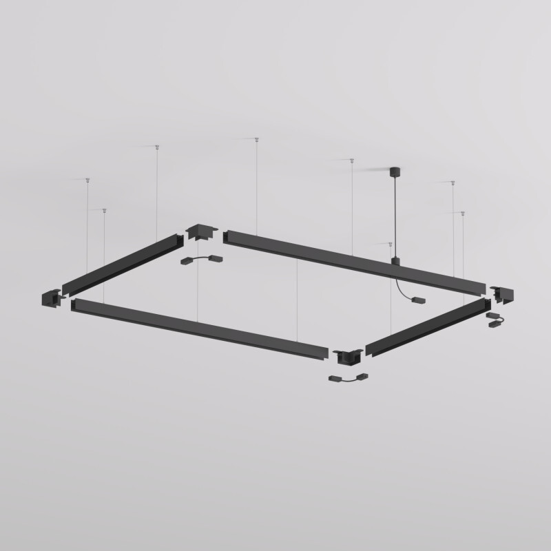 TR2126-BK Механический подвес для трека SMART BASE, IP20, 1.5м, черный, алюминий — изображение 6