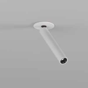 DK2517-WB Поворотный встраиваемый светильник SPACE со светодиодом H138mm d23mm 220V 8W 38° 4000К IP20 белый/черный алюминий