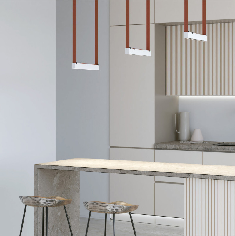 DK5571-WB Cветильник для трека-ремня Belty, серия Grill, со светодиодом, L323*W40*H45мм, 48V DC, 12W, RA90, 24°, 3000K, IP20, белый с черным, алюминий — изображение 5