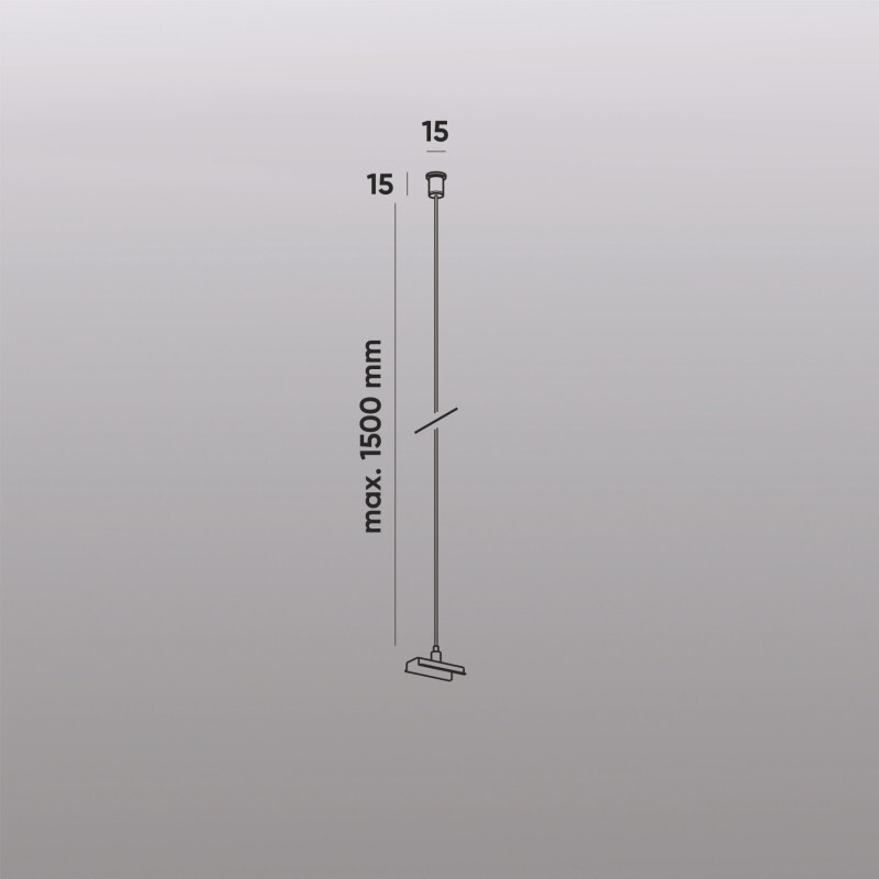 TR2126-BK Механический подвес для трека SMART BASE, IP20, 1.5м, черный, алюминий — изображение 5